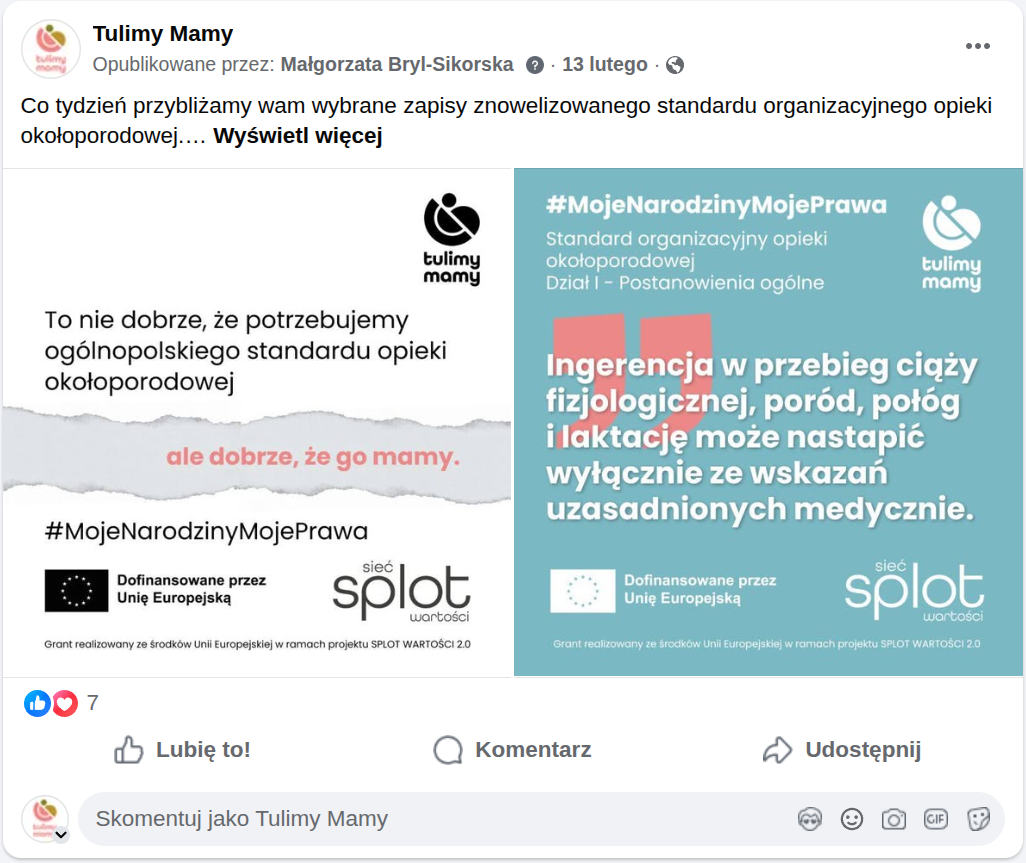 Przykładowy post